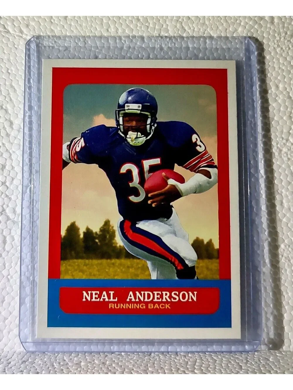 Neal Anderson 2023 Topps NFL #355 Composite Football Card Chicago Bears
